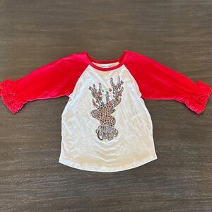 Sunshine & Rodeos Girls Large 3/4 Sleeve Shirt